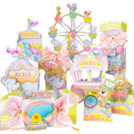 Arquivo de corte Circo Rosa 03 Menina(PDF + STUDIO)